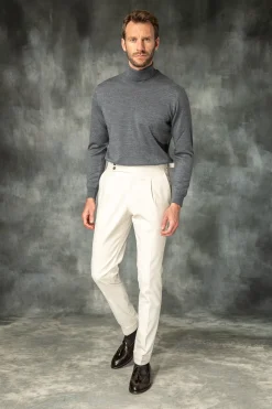 Pini Parma Anthracite Merino Turtleneck – Made In Italy Hot