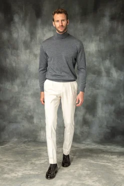 Pini Parma Anthracite Merino Turtleneck – Made In Italy Hot