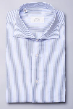 Pini Parma Avio Striped Shirt - Made In Italy Best
