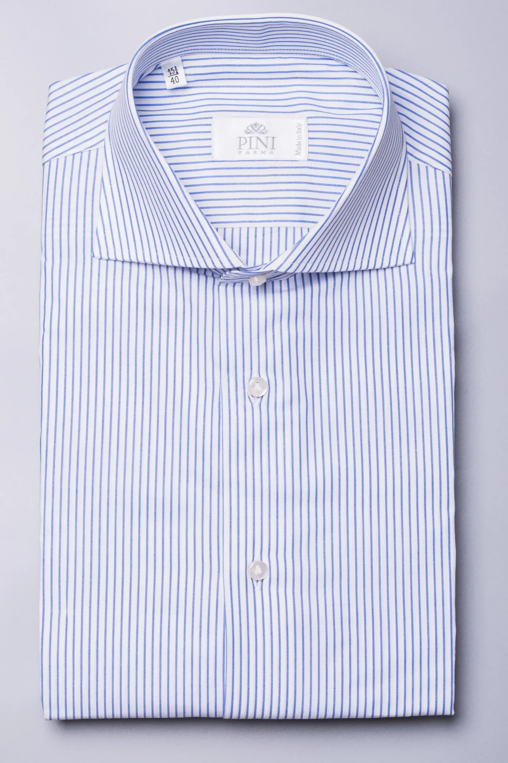 Pini Parma Avio Striped Shirt - Made In Italy Best