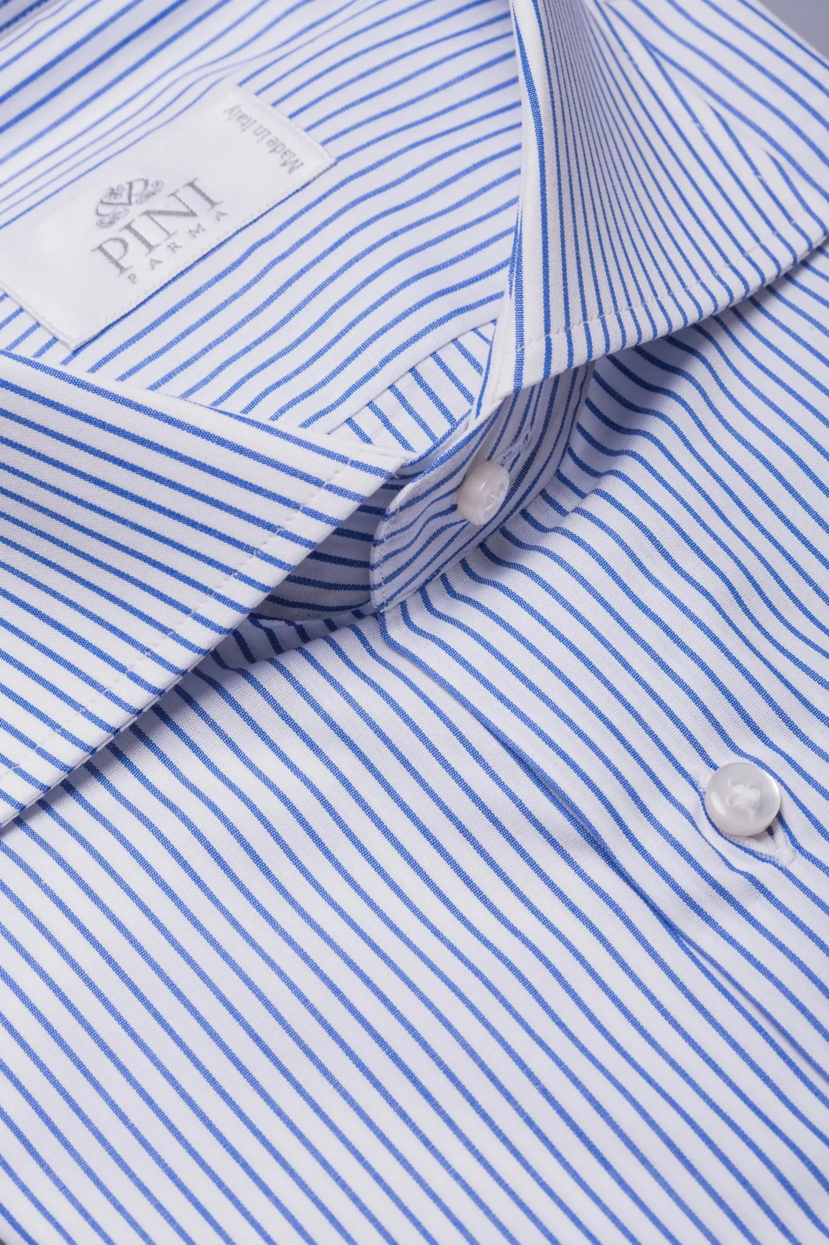 Pini Parma Avio Striped Shirt - Made In Italy Best