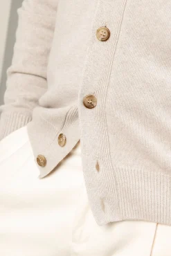 Pini Parma Beige Cardigan – Made In Italy Store