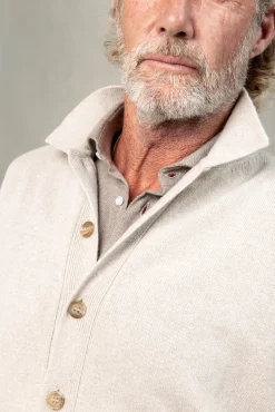 Pini Parma Beige Cardigan – Made In Italy Store