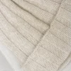 Pini Parma Beige Cashmere Rib Knit Beanie - Made In Italy Discount