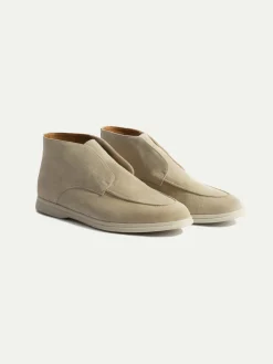 Pini Parma Beige Polacchino - Made In Italy Flash Sale