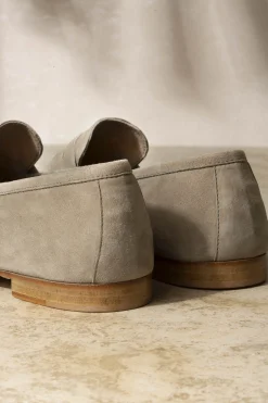Pini Parma Beige Soft Penny Loafers - Made In Italy Hot