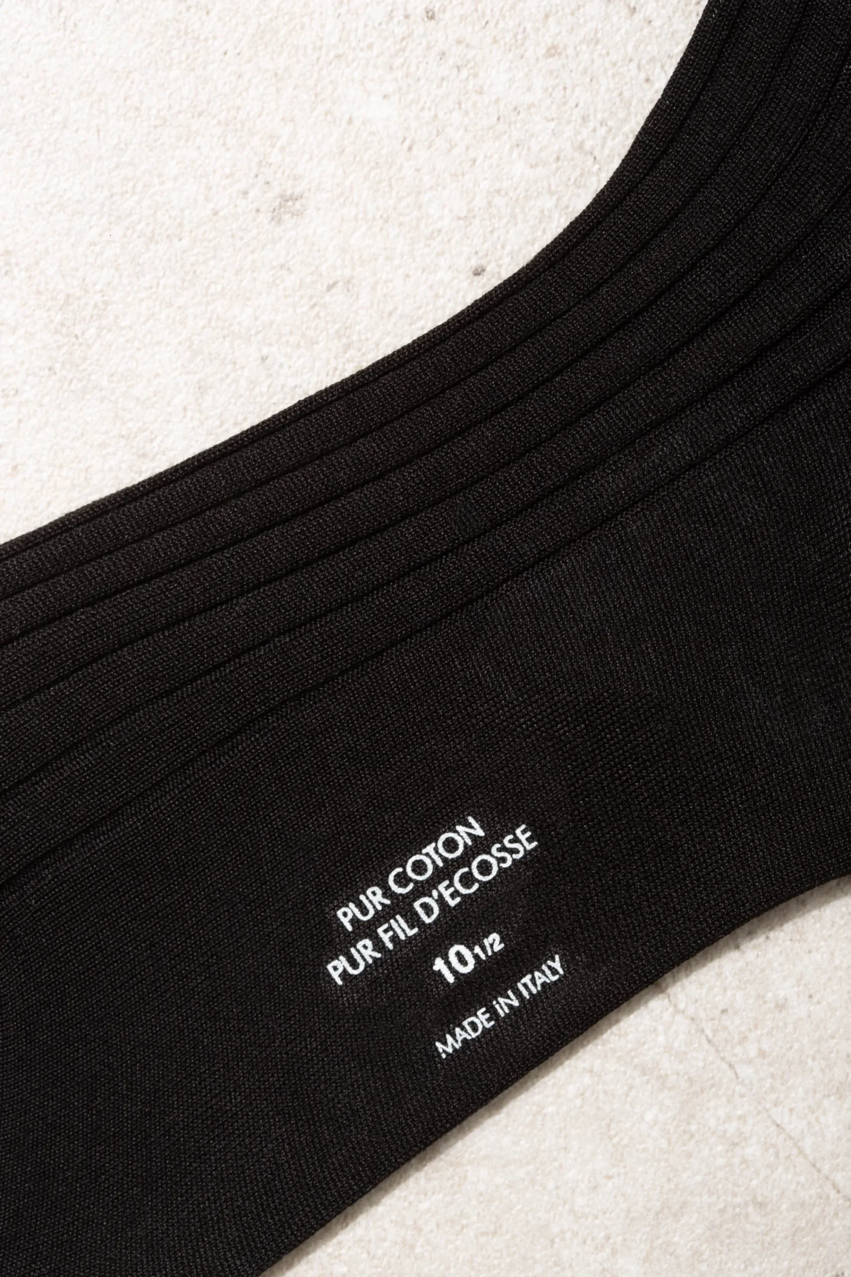 Pini Parma Black Long Socks - Made In Italy Best