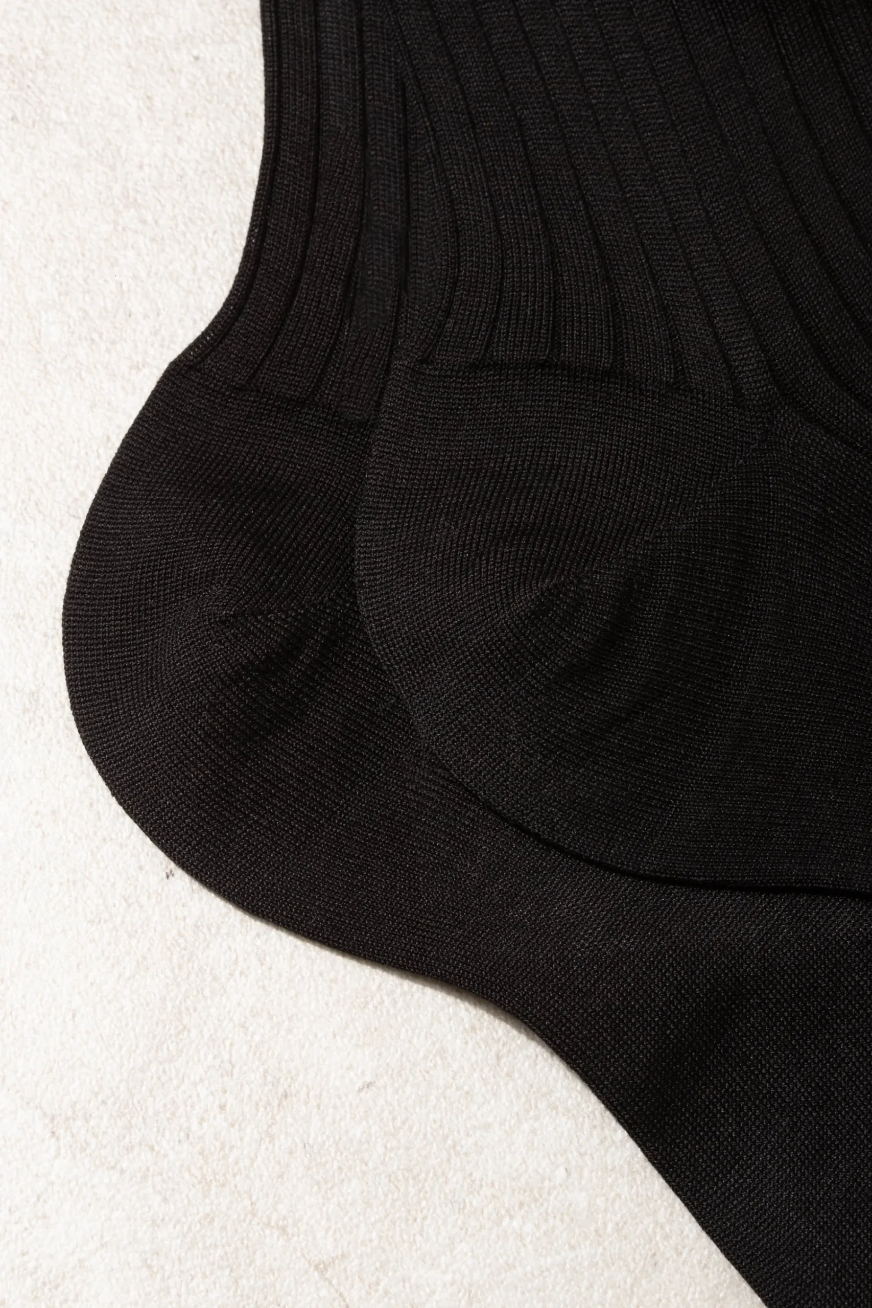 Pini Parma Black Long Socks - Made In Italy Best