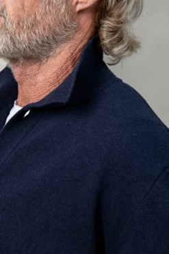 Pini Parma Blue Cardigan – Made In Italy Fashion