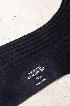 Pini Parma Blue Long Socks - Made In Italy Cheap