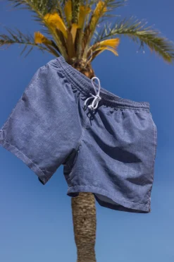 Pini Parma Blue Swim Shorts - Made In Italy Discount