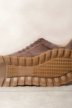 Pini Parma Brown Runners - Made In Italy Online