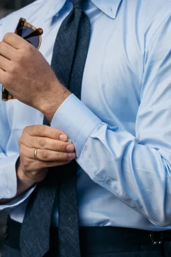 Pini Parma Button Down Light Blue Shirt
