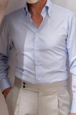 Pini Parma Button Down Light Blue Shirt