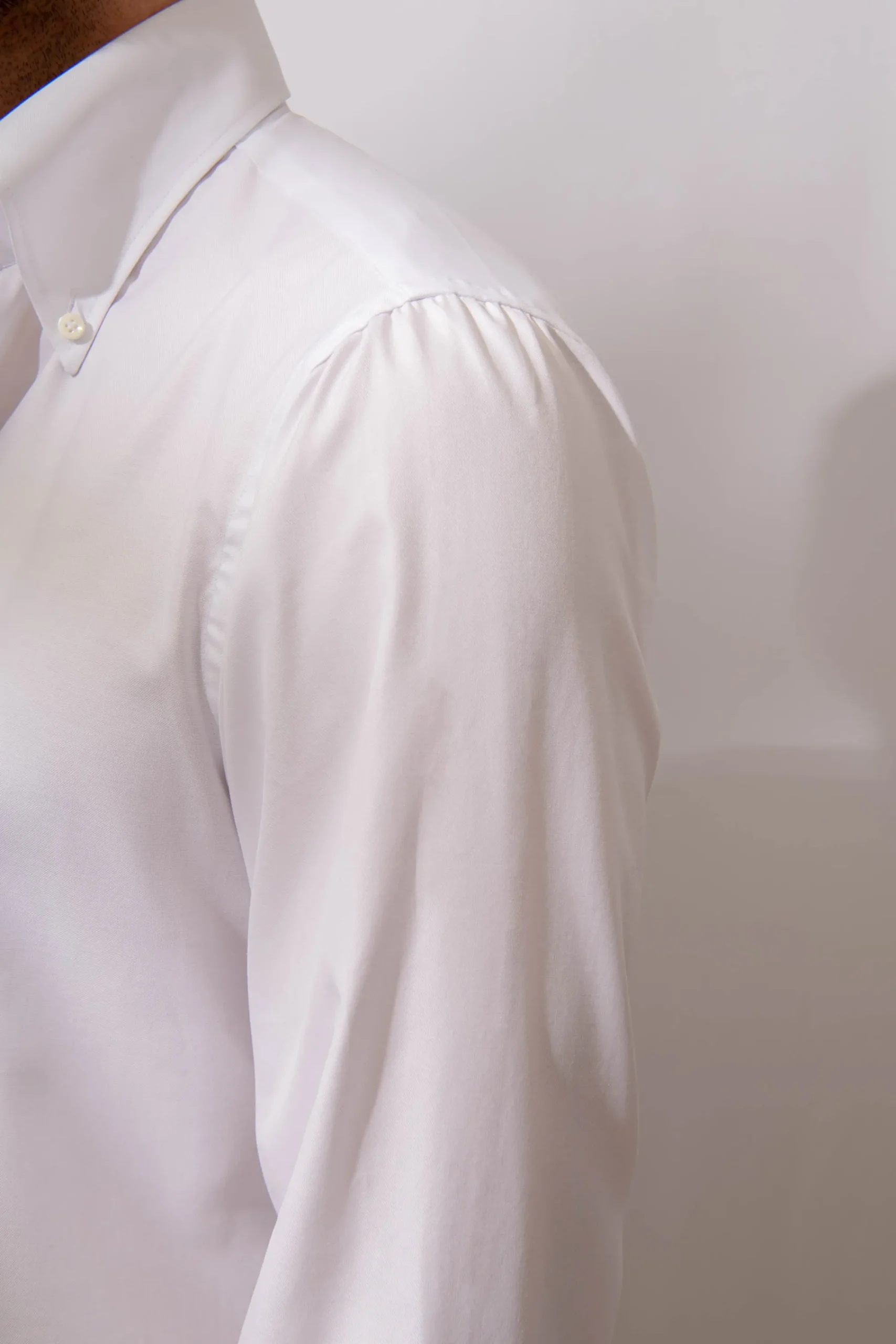 Pini Parma Button Down White Shirt "Sartoriale Collection"- Made In Italy Shop