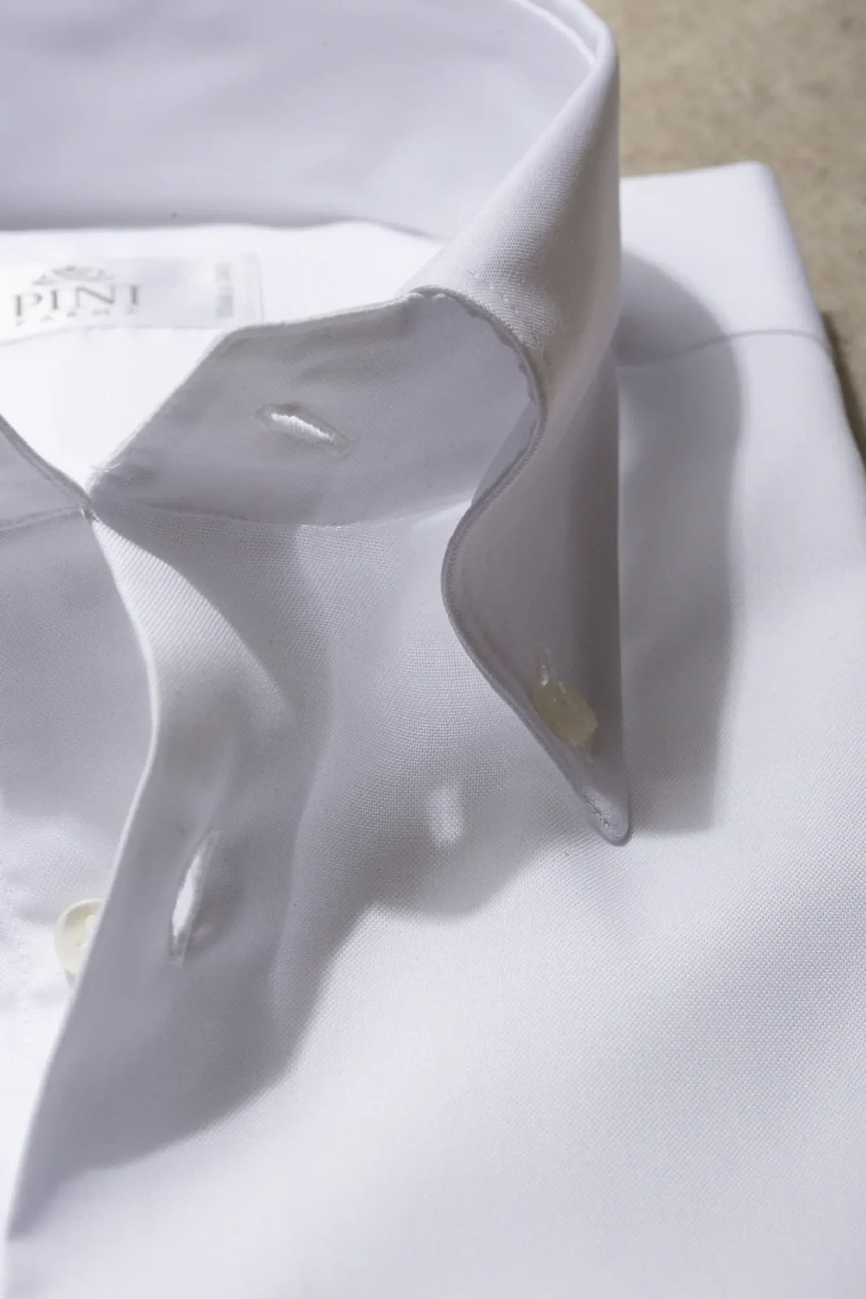 Pini Parma Button Down White Shirt "Sartoriale Collection"- Made In Italy Shop