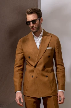 Pini Parma Curry Linen Trousers 