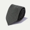 Pini Parma Dark Green Flannel Tie - Hand Made In Italy Shop