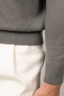 Pini Parma Dark Taupe Cashmere Turtleneck – Made In Italy Online