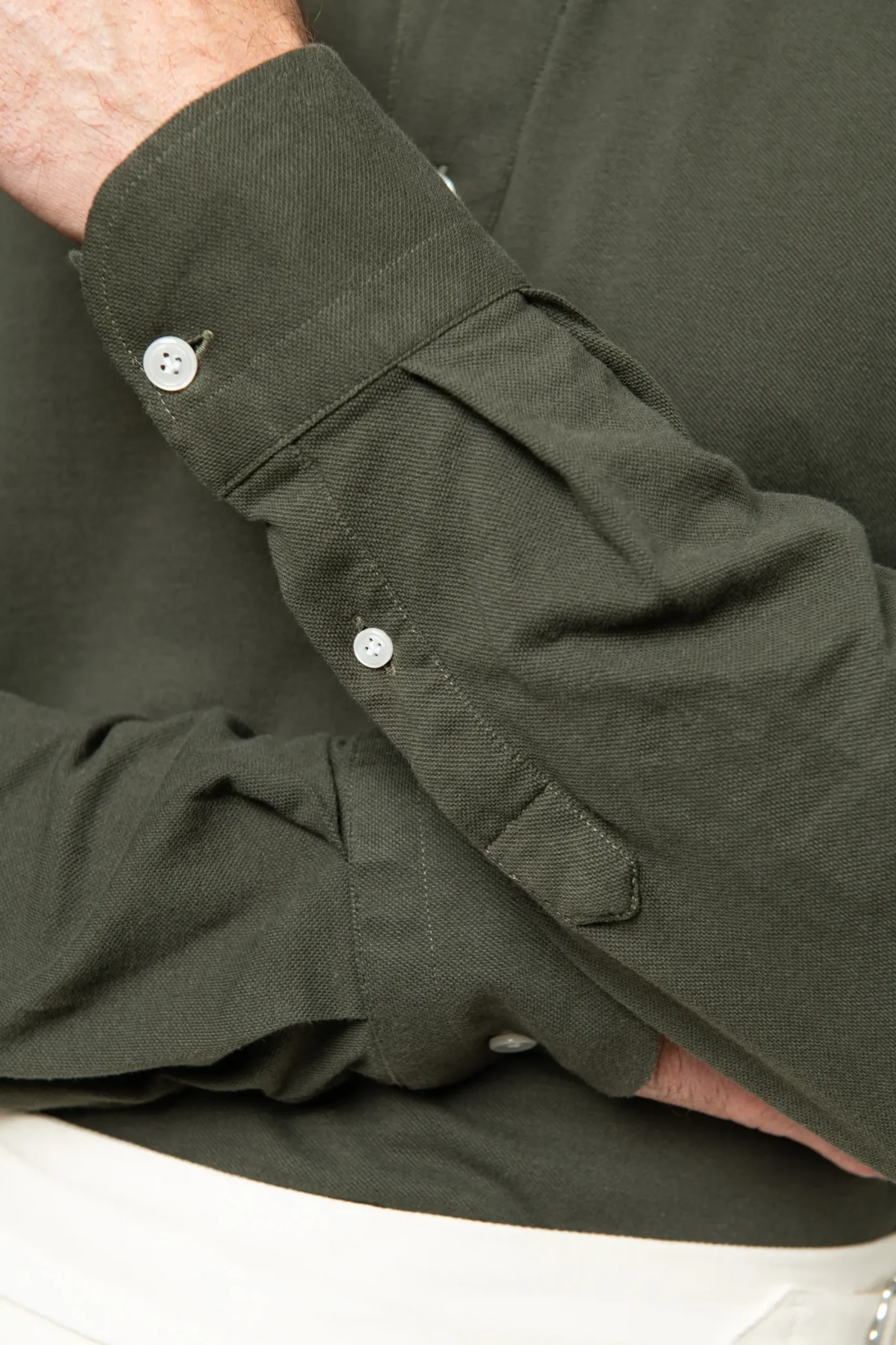 Pini Parma Green Popover Polo Shirt - Made In Italy Online