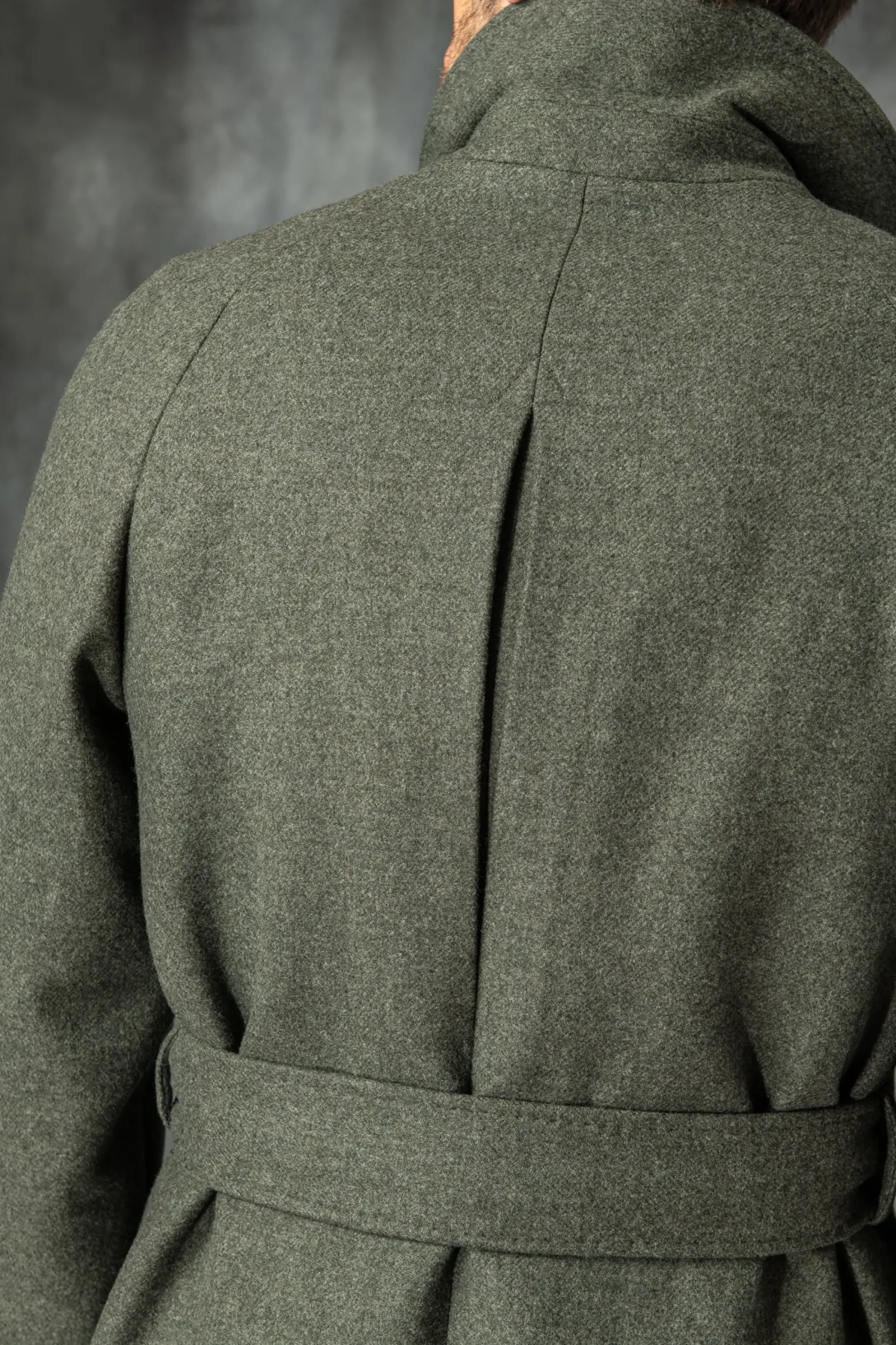 Pini Parma Green Raglan Coat – Made In Italy Best Sale