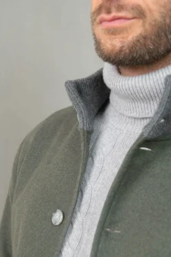 Pini Parma Grey Turtleneck – Made In Italy Online