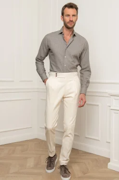 Pini Parma Houndstooth Shirt - Made In Italy Outlet
