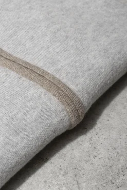 Pini Parma Ice And Taupe Full Zip Cardigan – Made In Italy Best