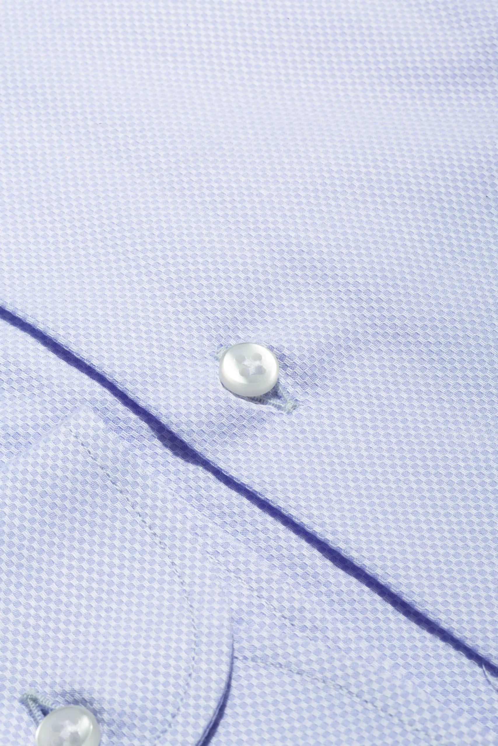 Pini Parma Light Blue Micro Fancy Shirt - Made In Italy Online