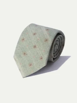 Pini Parma Mint Fancy Tie - Made In Italy New