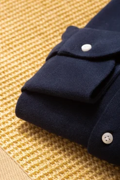 Pini Parma Navy Polo Shirt - Made In Italy Cheap