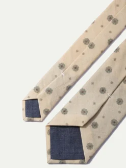Pini Parma Off-White Fancy Tie - Made In Italy Outlet