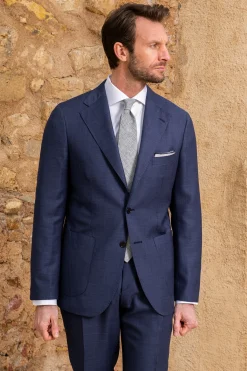 Pini Parma Royal Blue Suit - Made In Italy Flash Sale