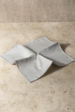 Pini Parma Sage Reversible Pocket Square - Made In Italy Store