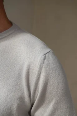 Pini Parma Sand Cashmere Round Neck – Made In Italy New