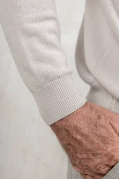 Pini Parma Sand Cashmere Turtleneck – Made In Italy Online