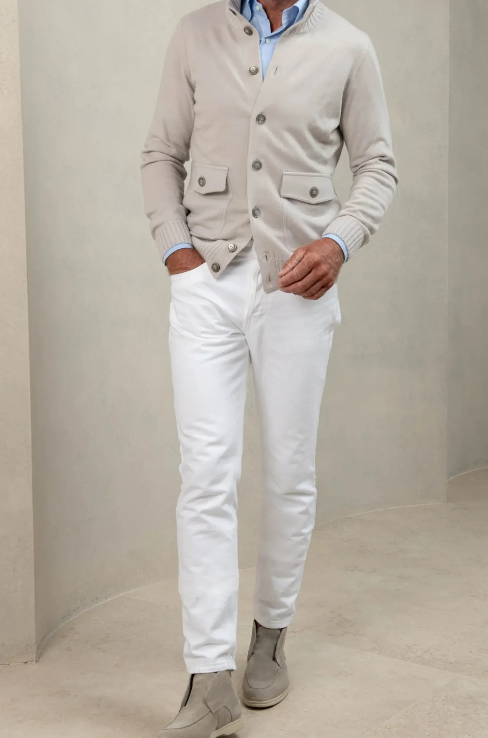 Pini Parma Stone Cashmere Knitted Bomber – Made In Italy Shop