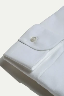 Pini Parma White Soft Touch Button Down Shirt - Made In Italy Cheap