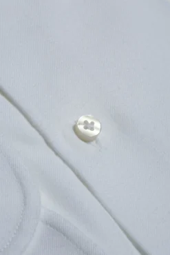 Pini Parma White Soft Touch Button Down Shirt - Made In Italy Cheap