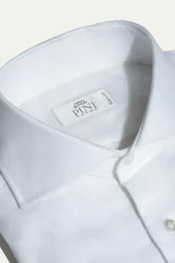 Pini Parma White Soft Touch Shirt - Made In Italy Cheap